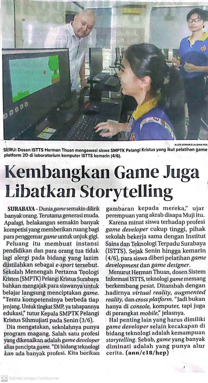 Kembangkan Game Juga Libatkan Storytelling